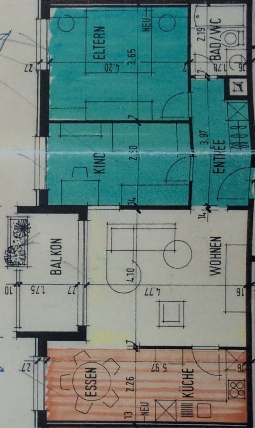 Appartement de 3 ½ pièces