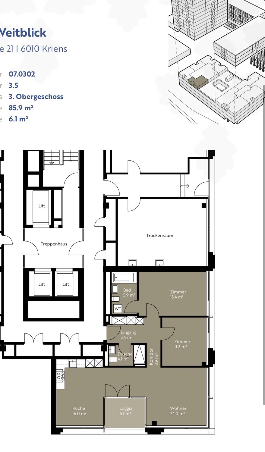 3 ½ rooms apartment (7)