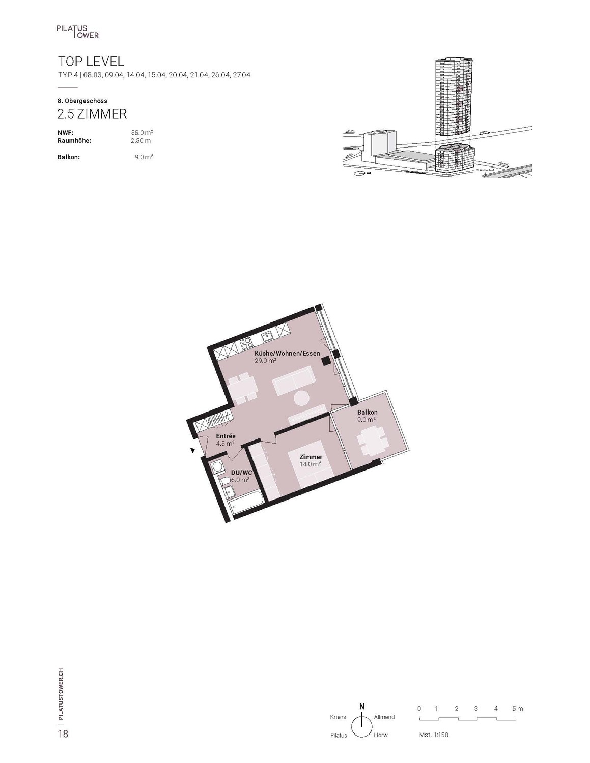 2 ½ rooms apartment