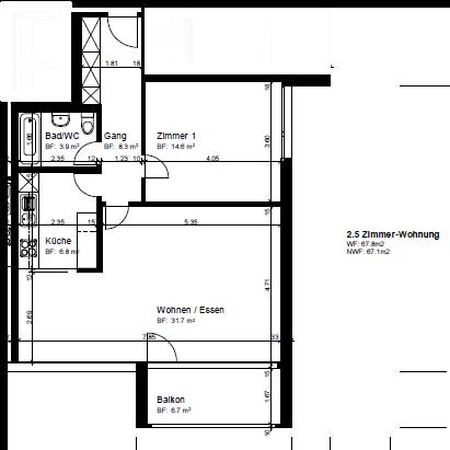 2 ½ rooms apartment, photo 8 of 8