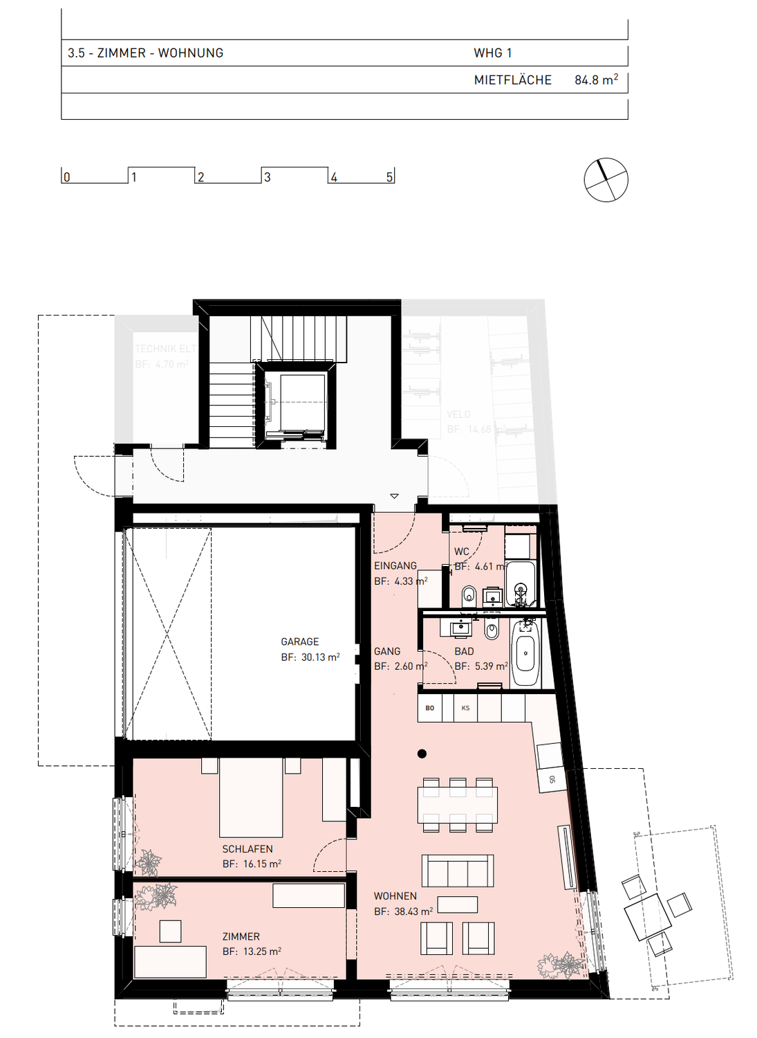 3 ½ rooms apartment, photo 9 of 9