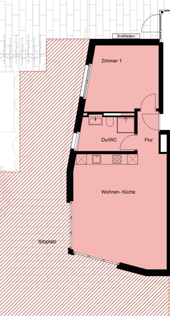 2 ½ rooms apartment