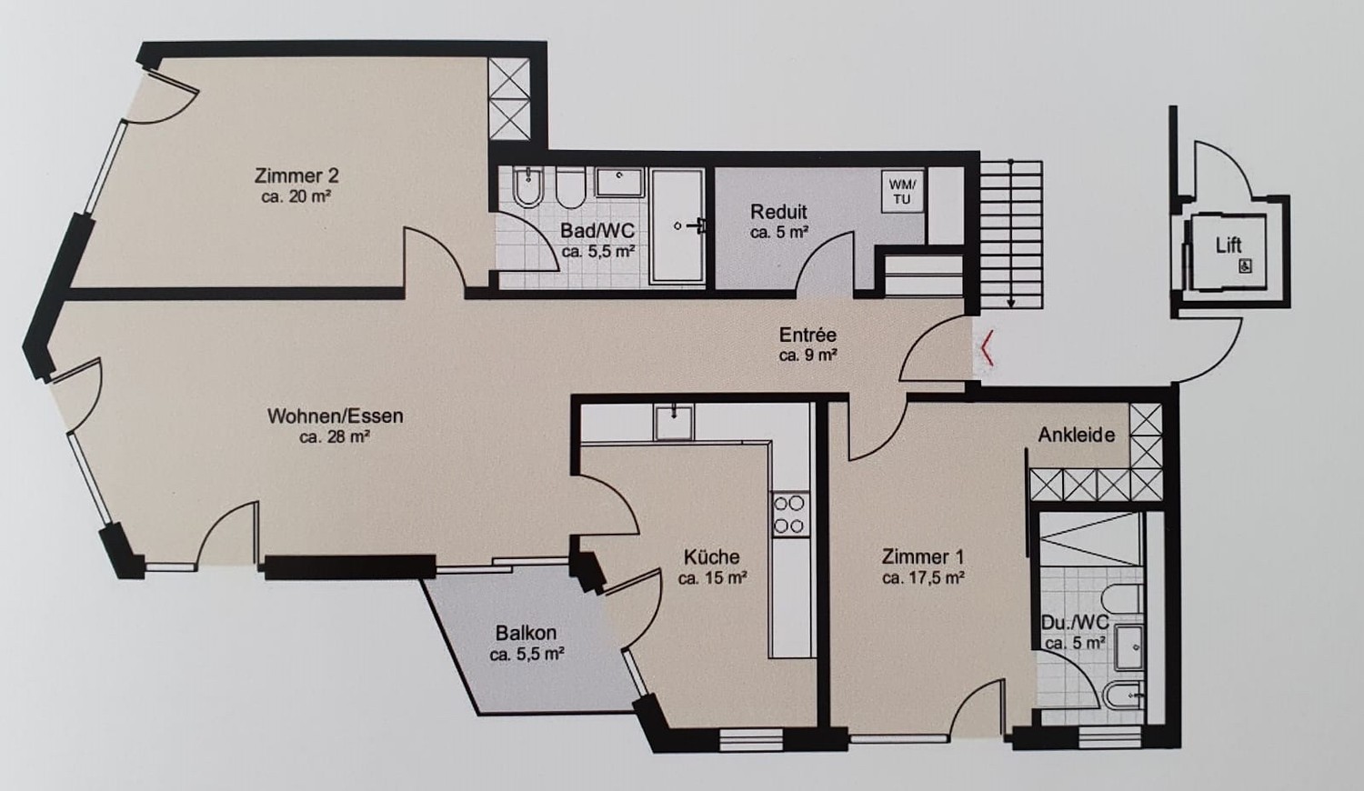 3 ½ rooms apartment, photo 8 of 9