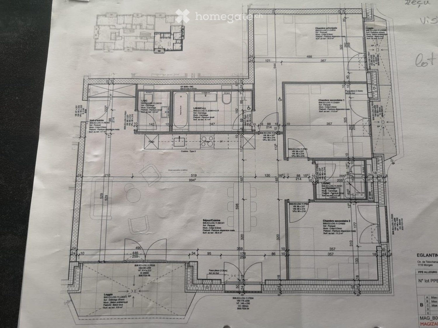 4 ½ rooms apartment