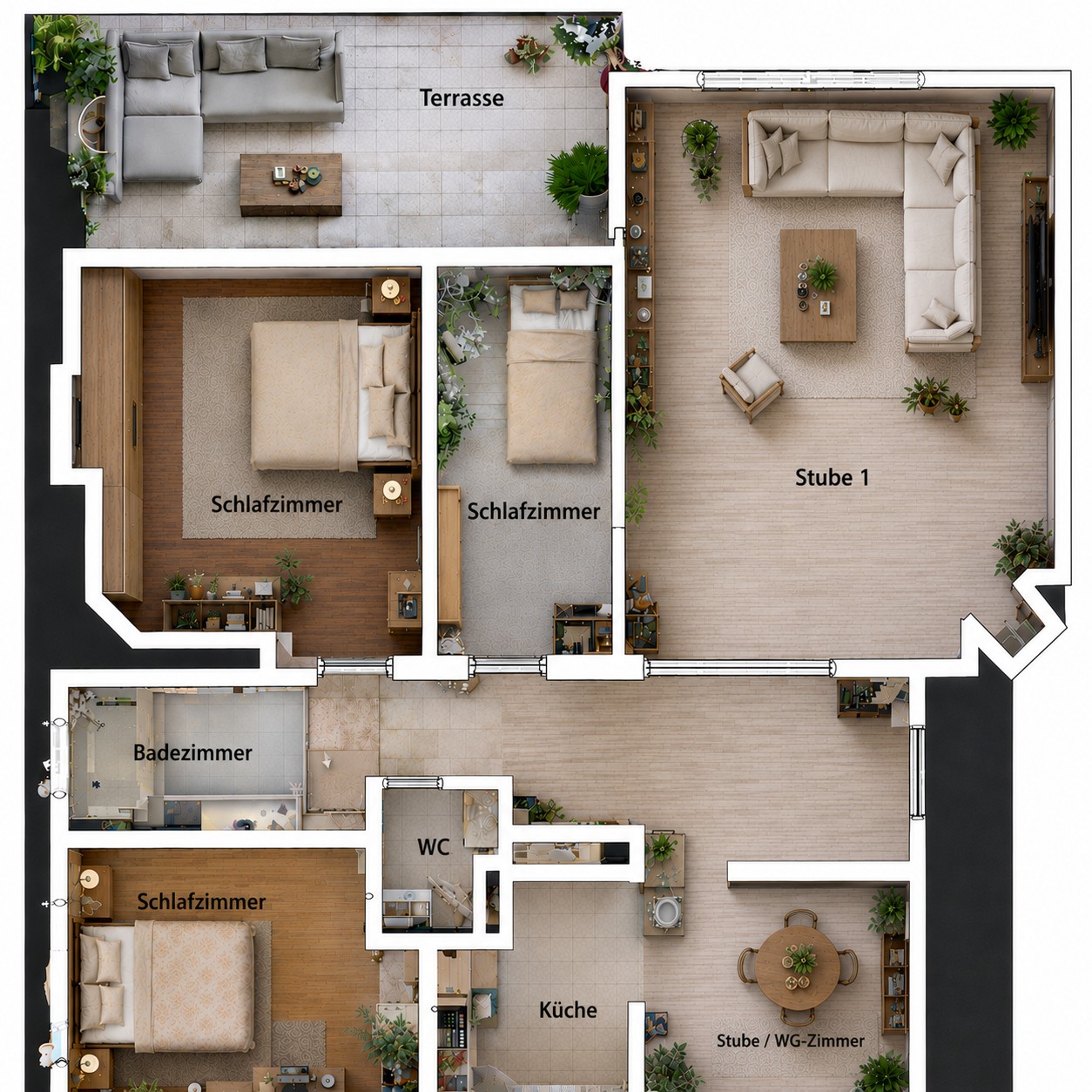 5 rooms apartment, photo 1 of 10