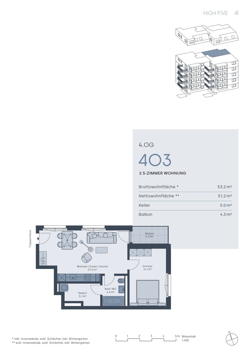 2 ½ rooms apartment, photo 2 of 3