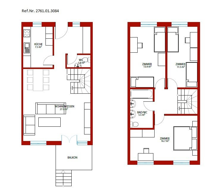 4 ½ rooms apartment (8)