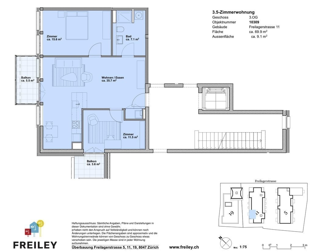 3 ½ rooms apartment, photo 10 of 10