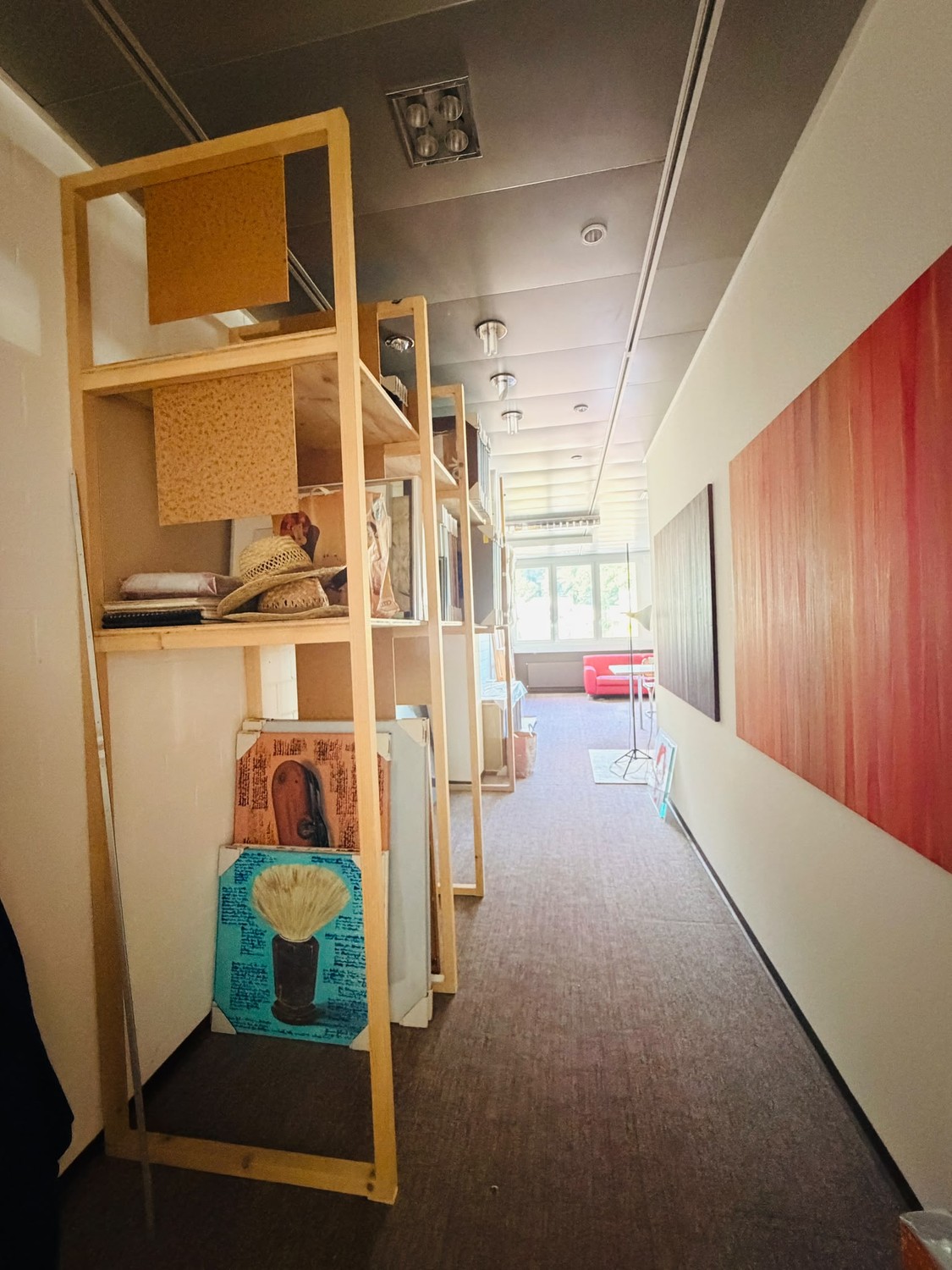 54m² commercial
description":"54sqm atelier or office space in a group of 3, shared coffee corner, kitchenette, internet. Parking spaces can be organized. Move-in by agreement. Regarding service charges, only electricity is added.", photo 5 of 6
