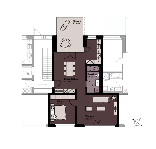 2 ½ rooms apartment, photo 7 of 7