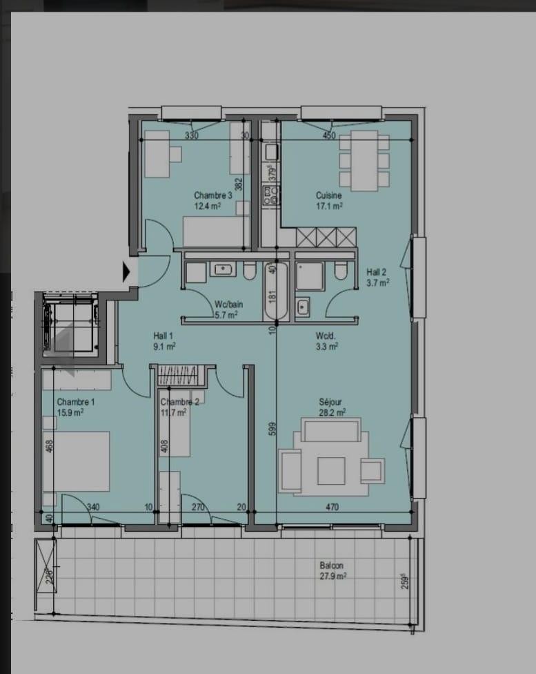 4 ½ rooms apartment, photo 3 of 9
