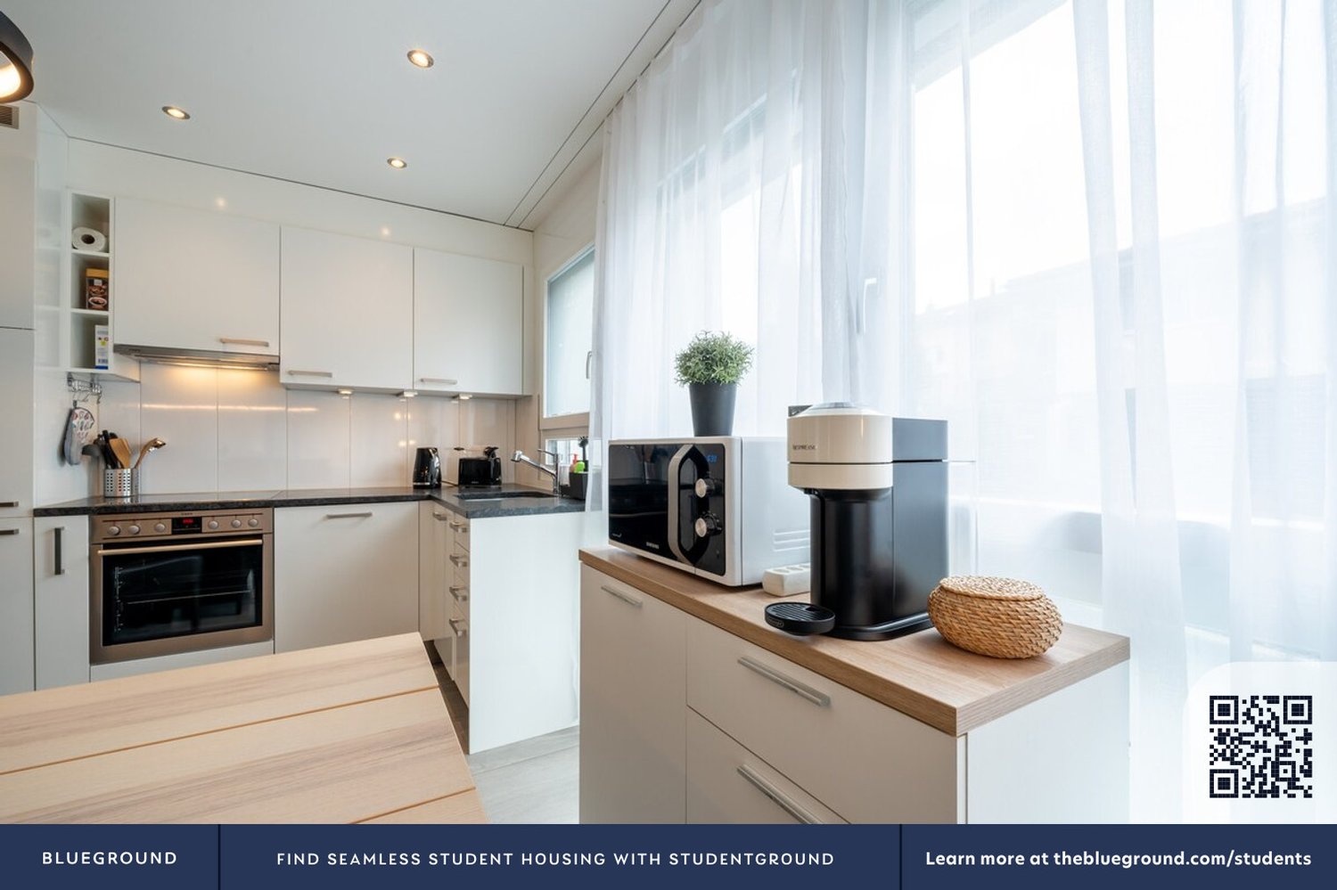 4 rooms furnished flat