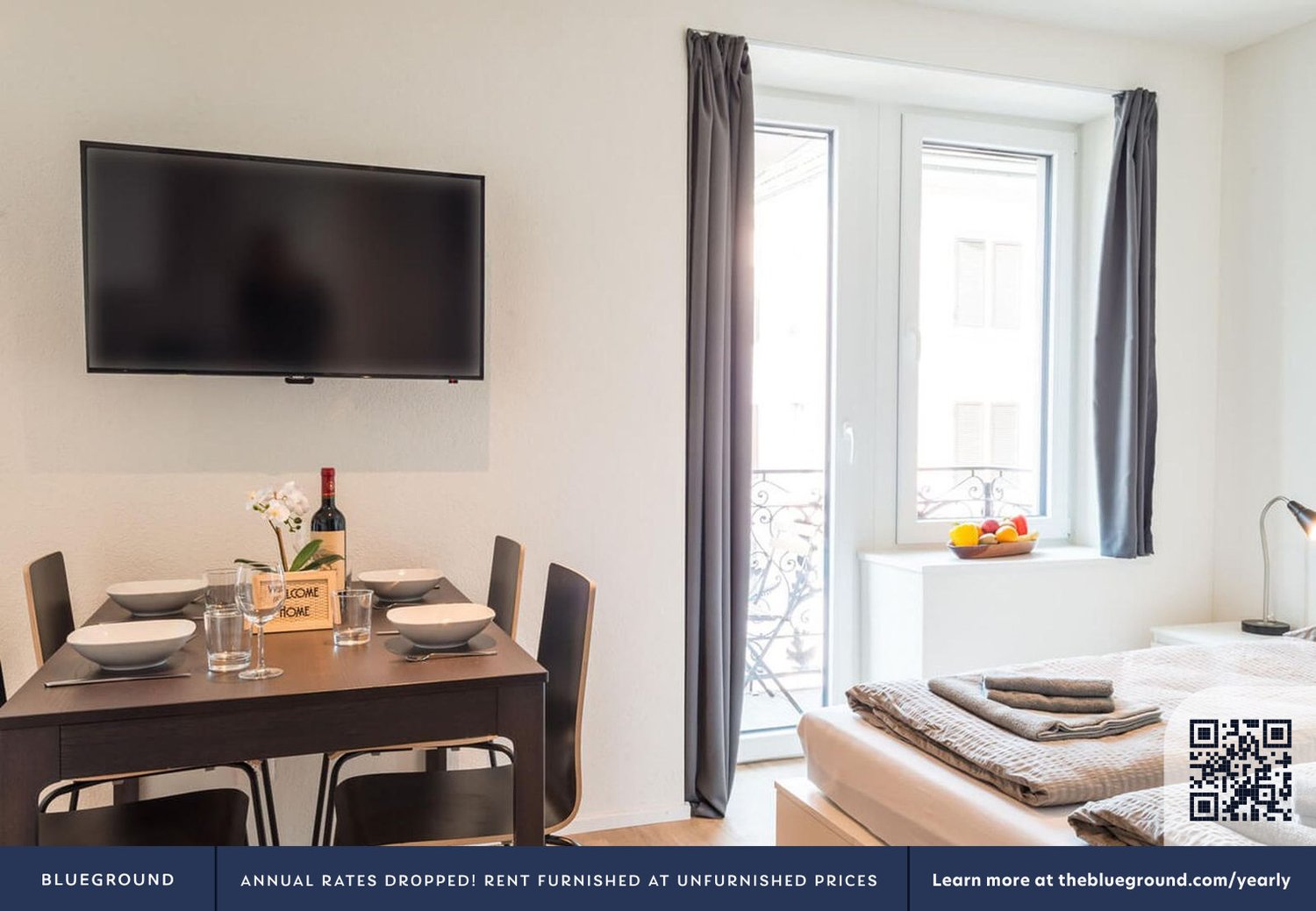 2 room furnished flat