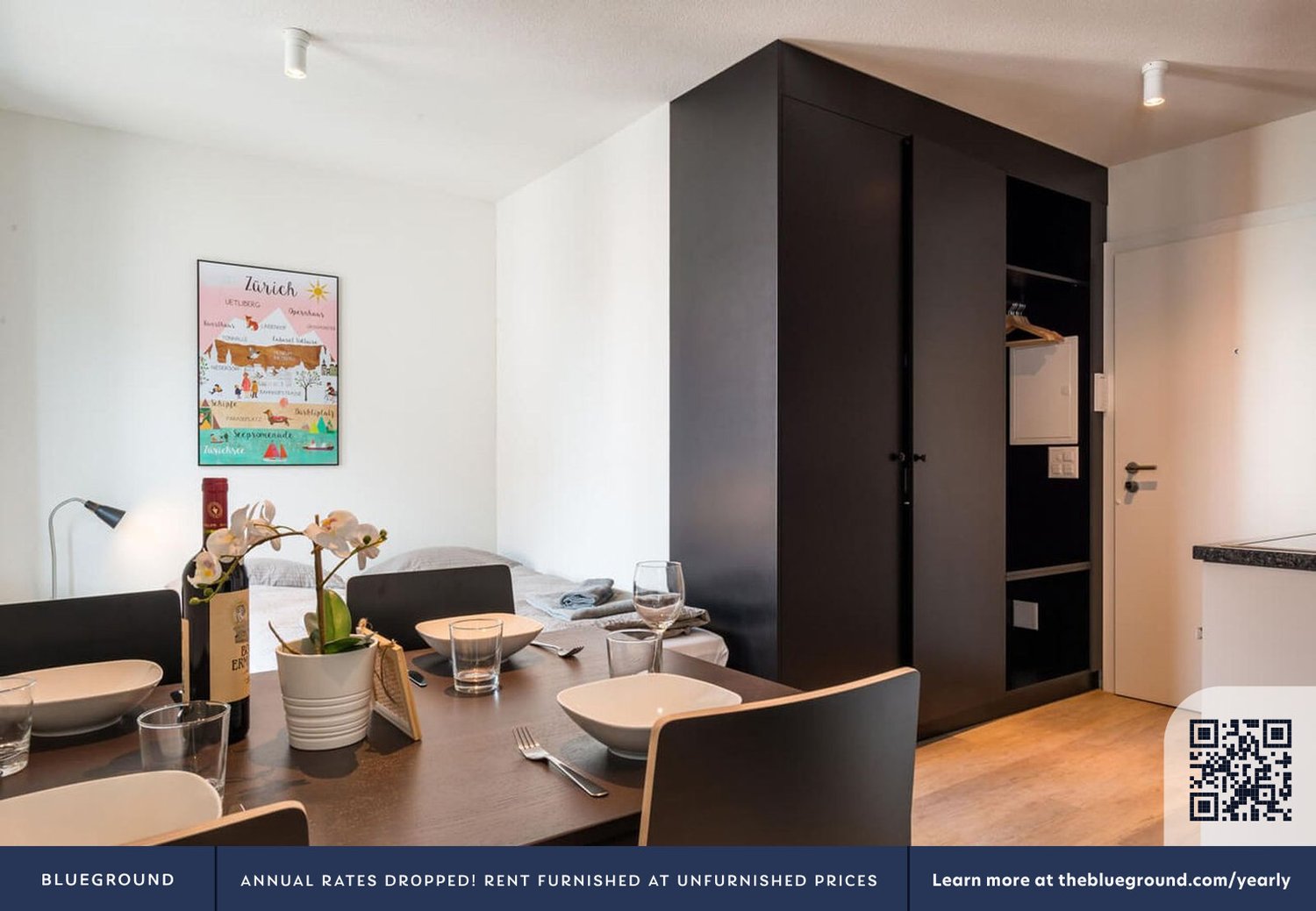 2 room furnished flat