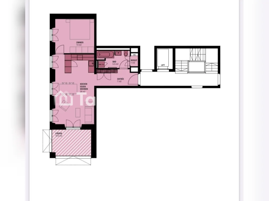 2 ½ rooms apartment, photo 10 of 10