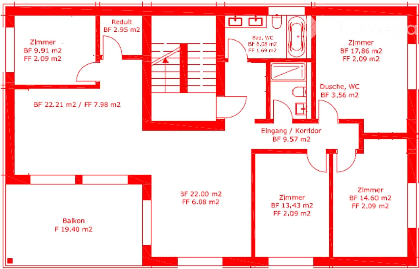 5 ½ rooms apartment, photo 1 of 3