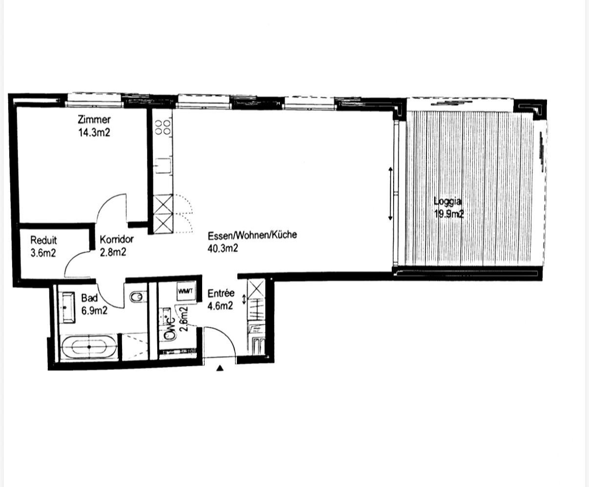 3 ½ rooms apartment