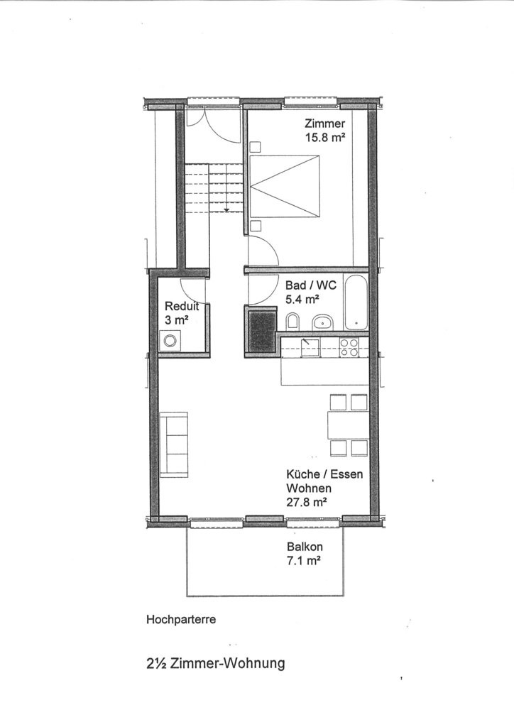 2 ½ rooms apartment, photo 9 of 9