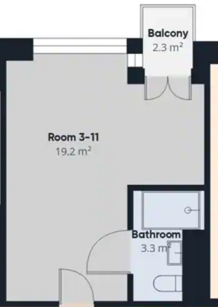 Appartamento di 1 ½ locali, foto 6 di 7