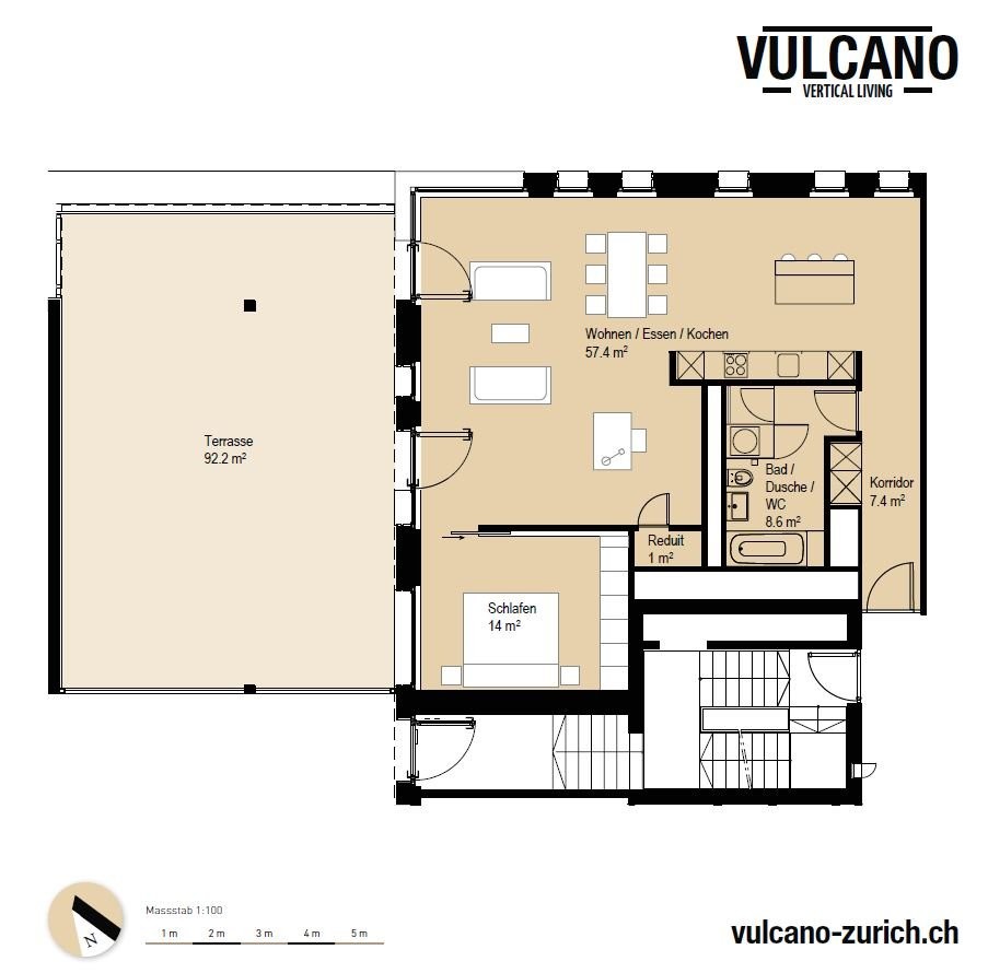 3 ½ rooms furnished flat, photo 6 of 6