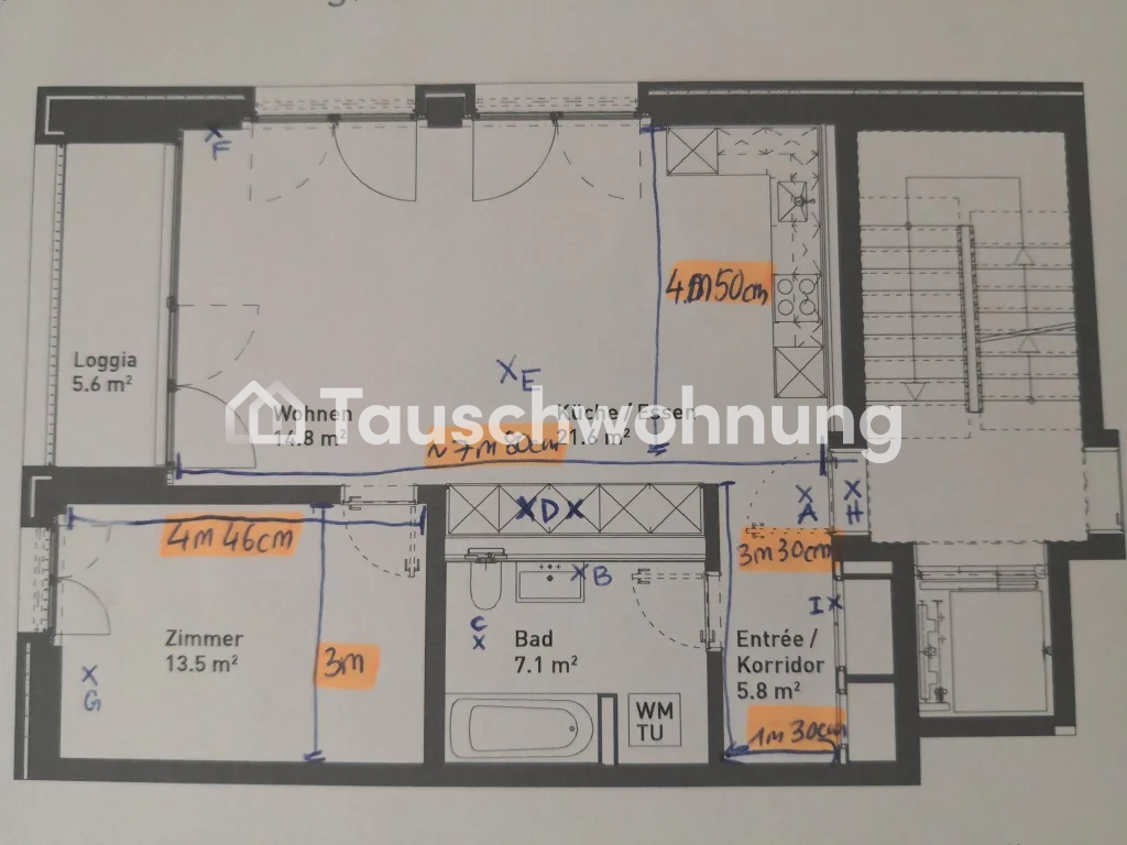 1 ½ rooms apartment