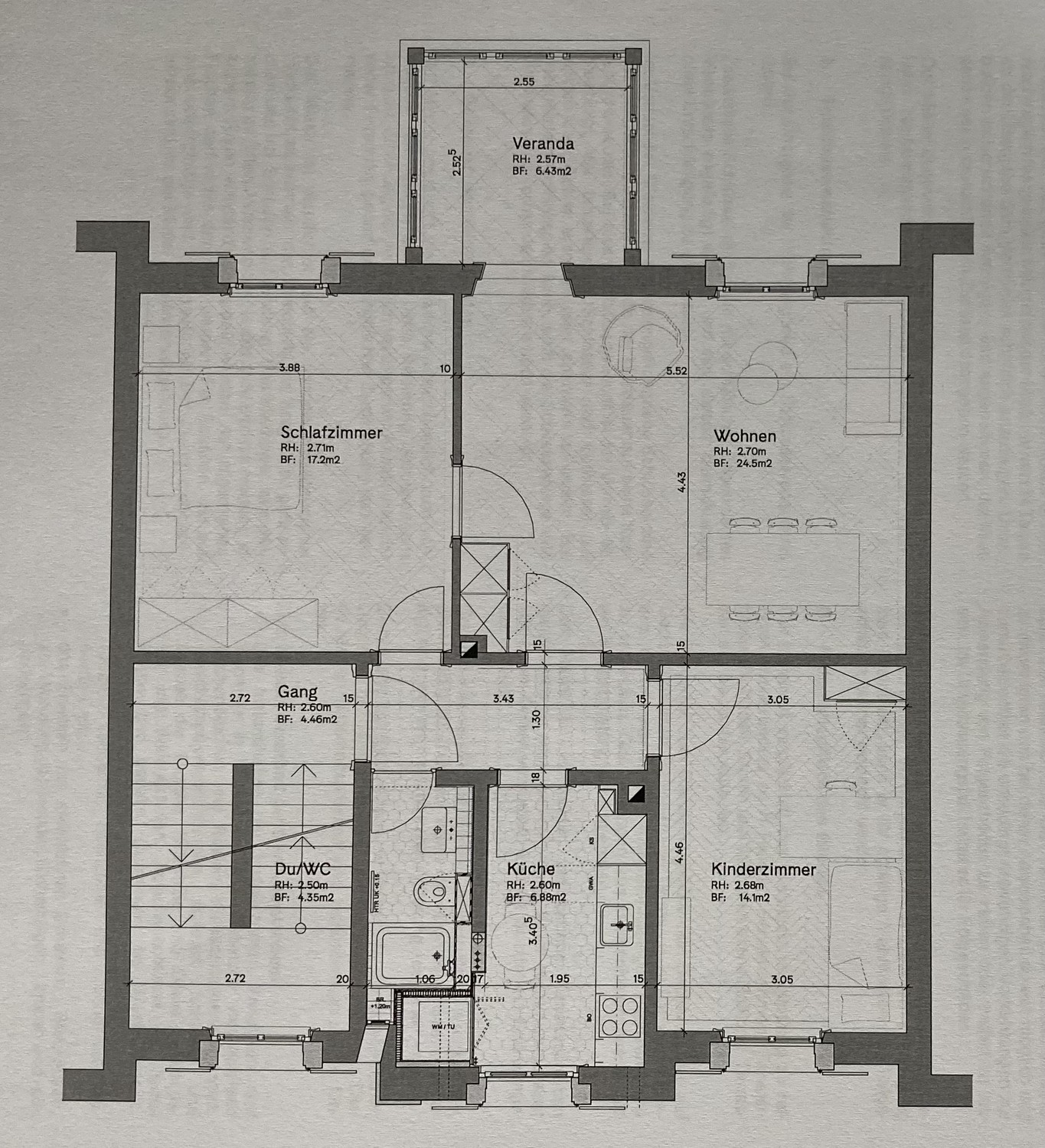 3 ½ rooms apartment, photo 4 of 7