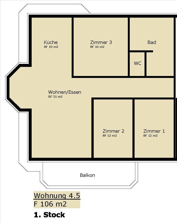4 ½ rooms apartment, photo 6 of 6