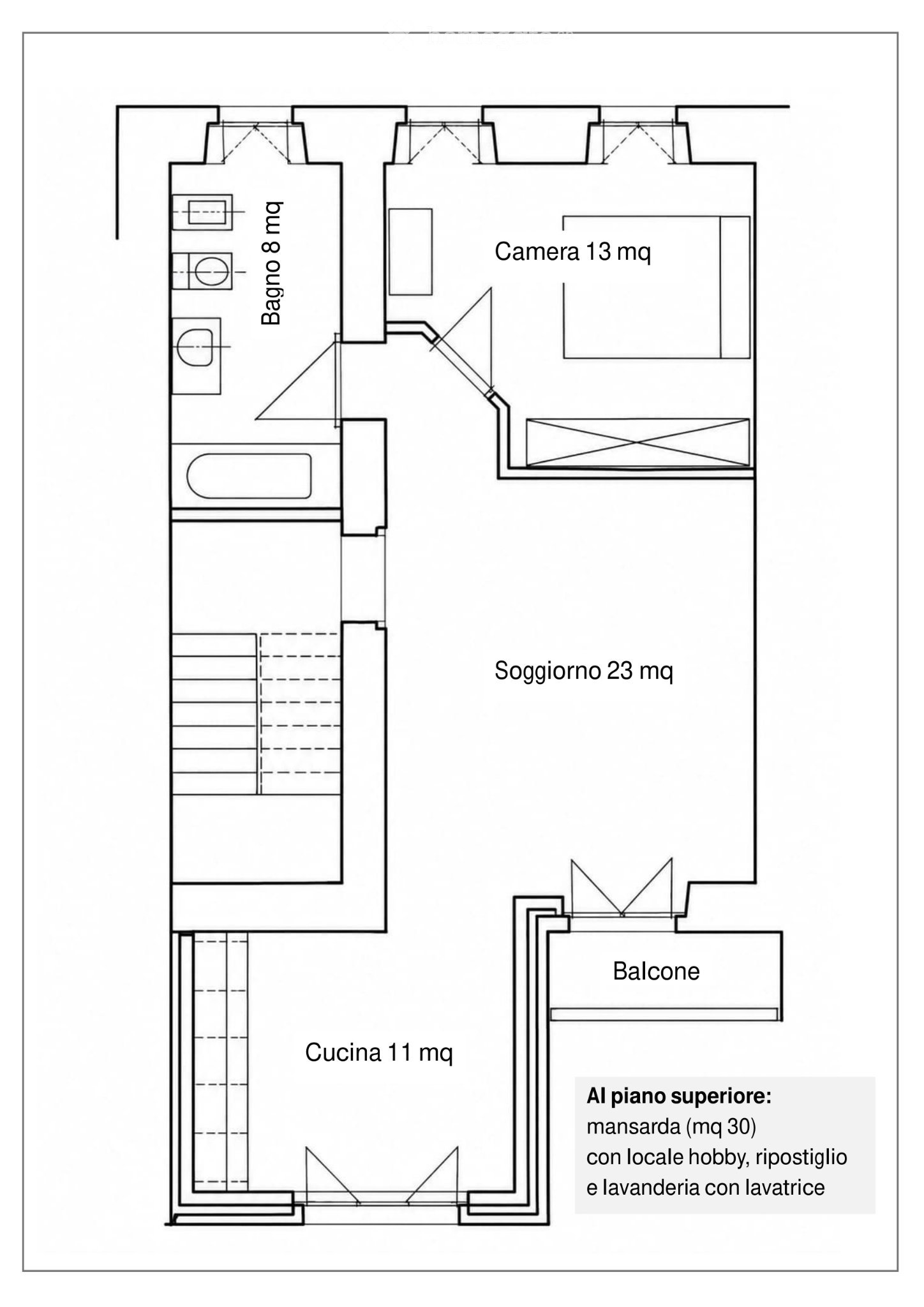 2 ½ rooms apartment