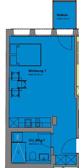 1 ½ rooms apartment, photo 6 of 6