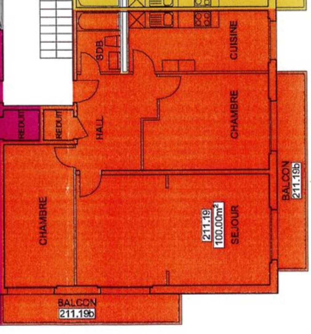 3 ½ rooms apartment