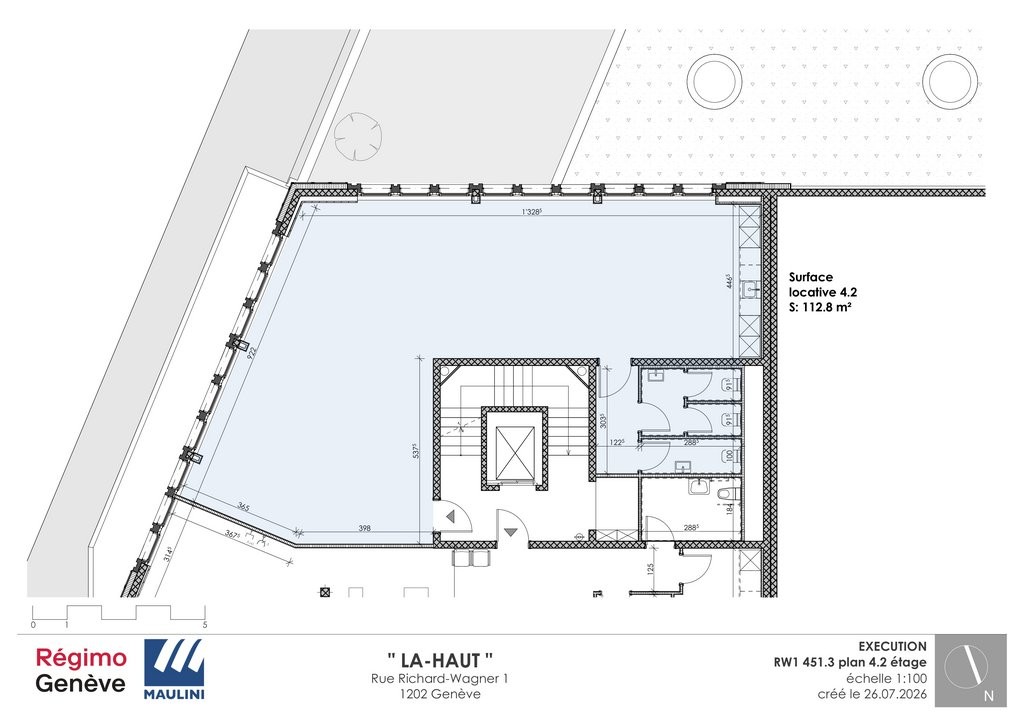 112m² office