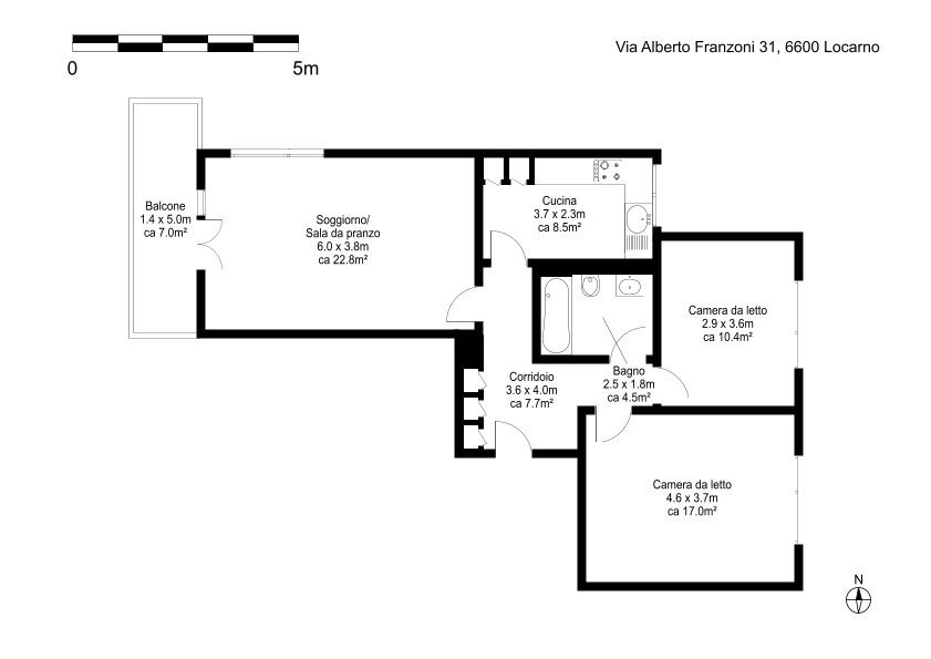 3 rooms apartment, photo 8 of 8