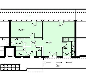 Appartamento mansardato di 2 ½ locali