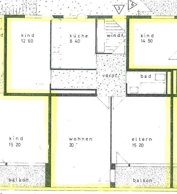 3 rooms apartment