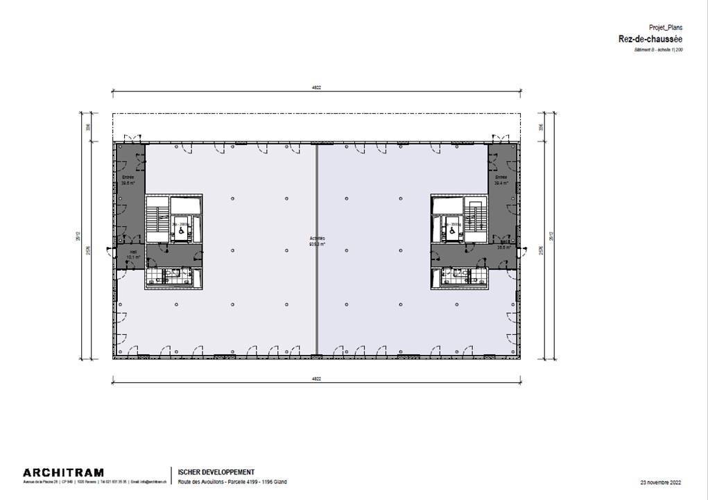 1000m² commercial