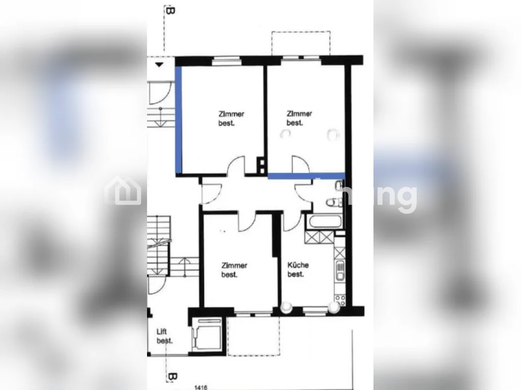 3 ½ rooms apartment, photo 2 of 7