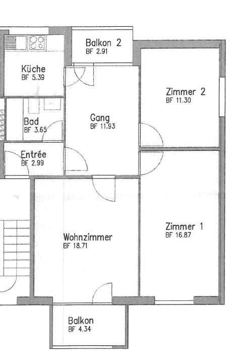 Appartamento di 3 ½ locali