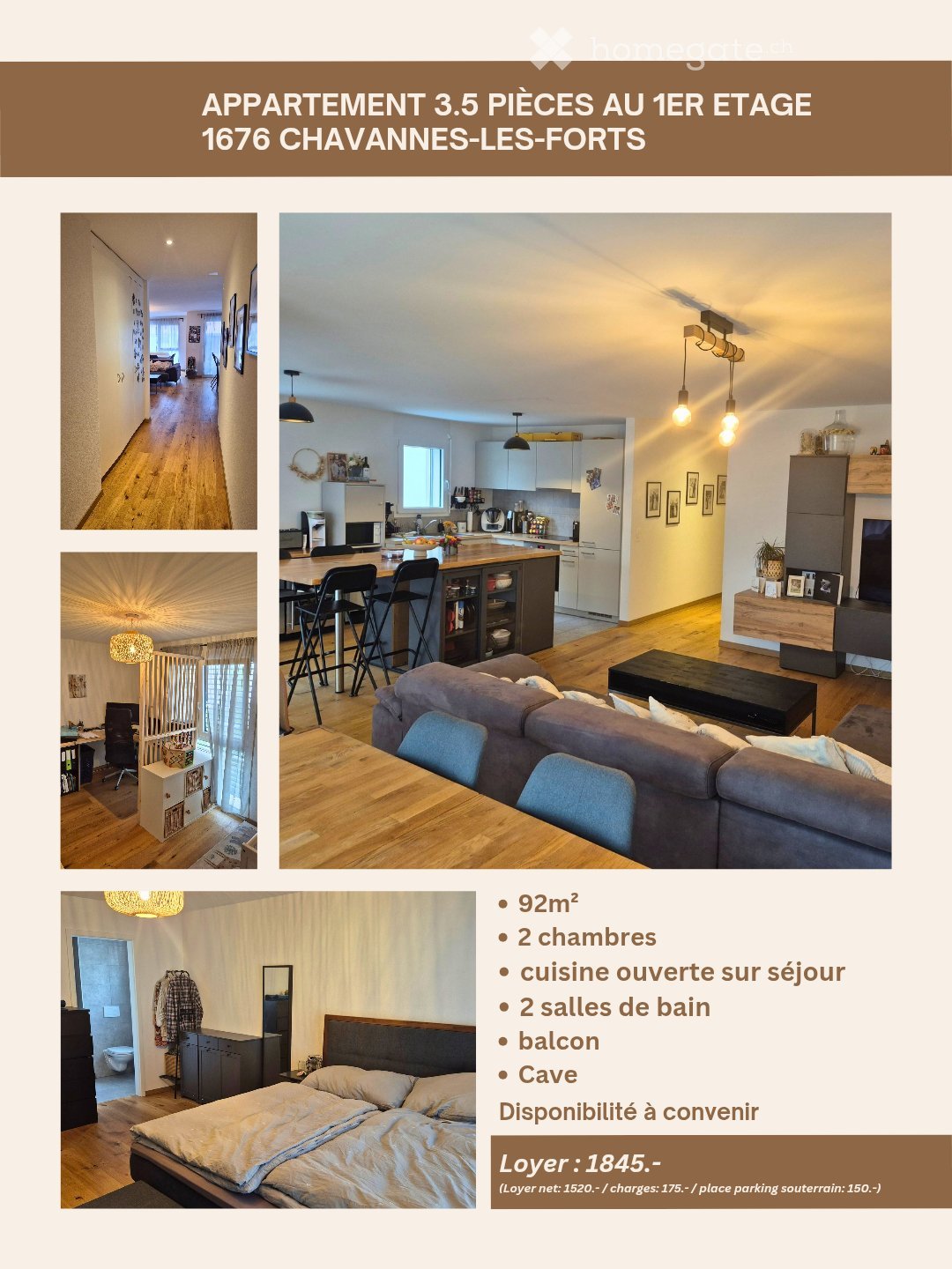 2 ½ rooms apartment