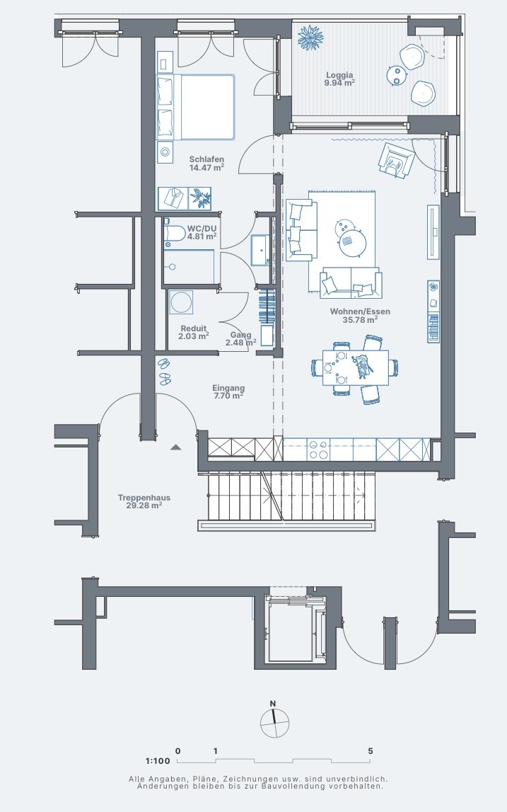 2 ½ rooms apartment, photo 5 of 5