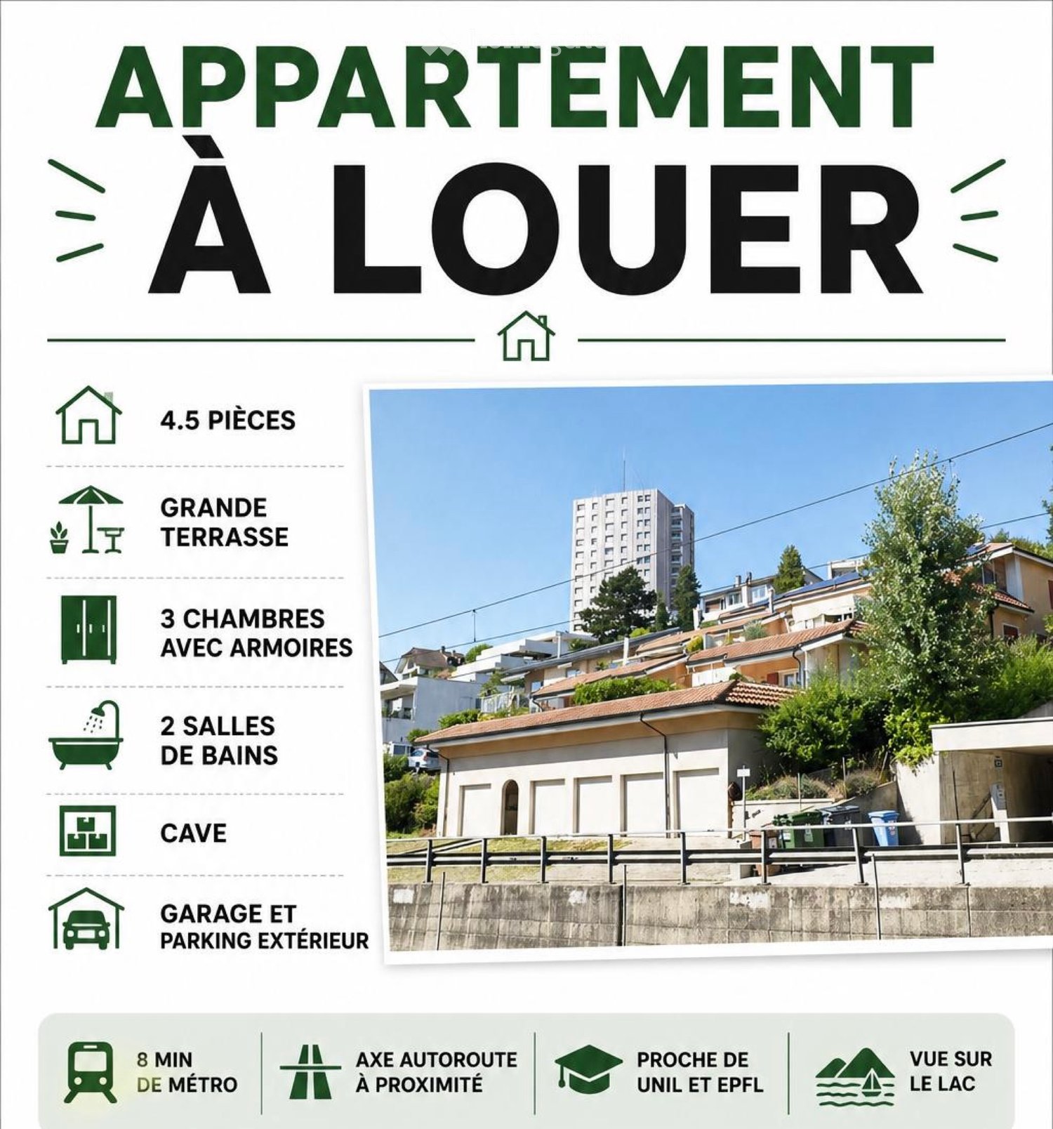 4 rooms apartment