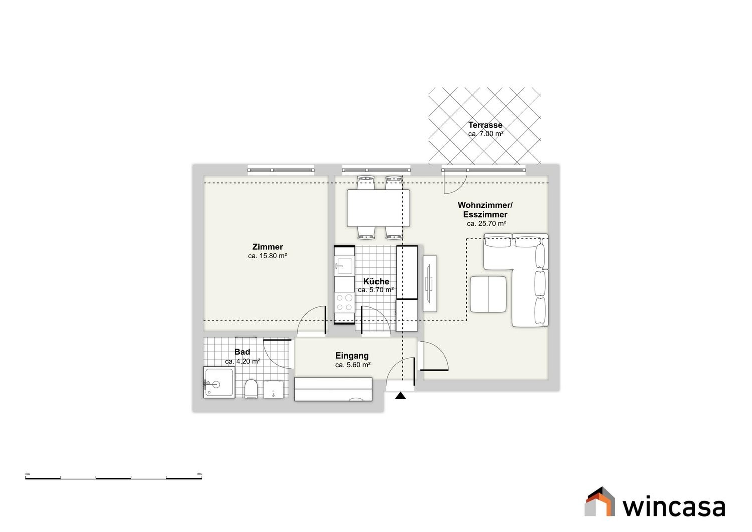 2 ½ rooms apartment, photo 6 sur 6