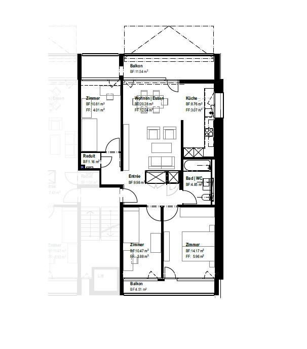 4 ½ rooms apartment, photo 5 of 6