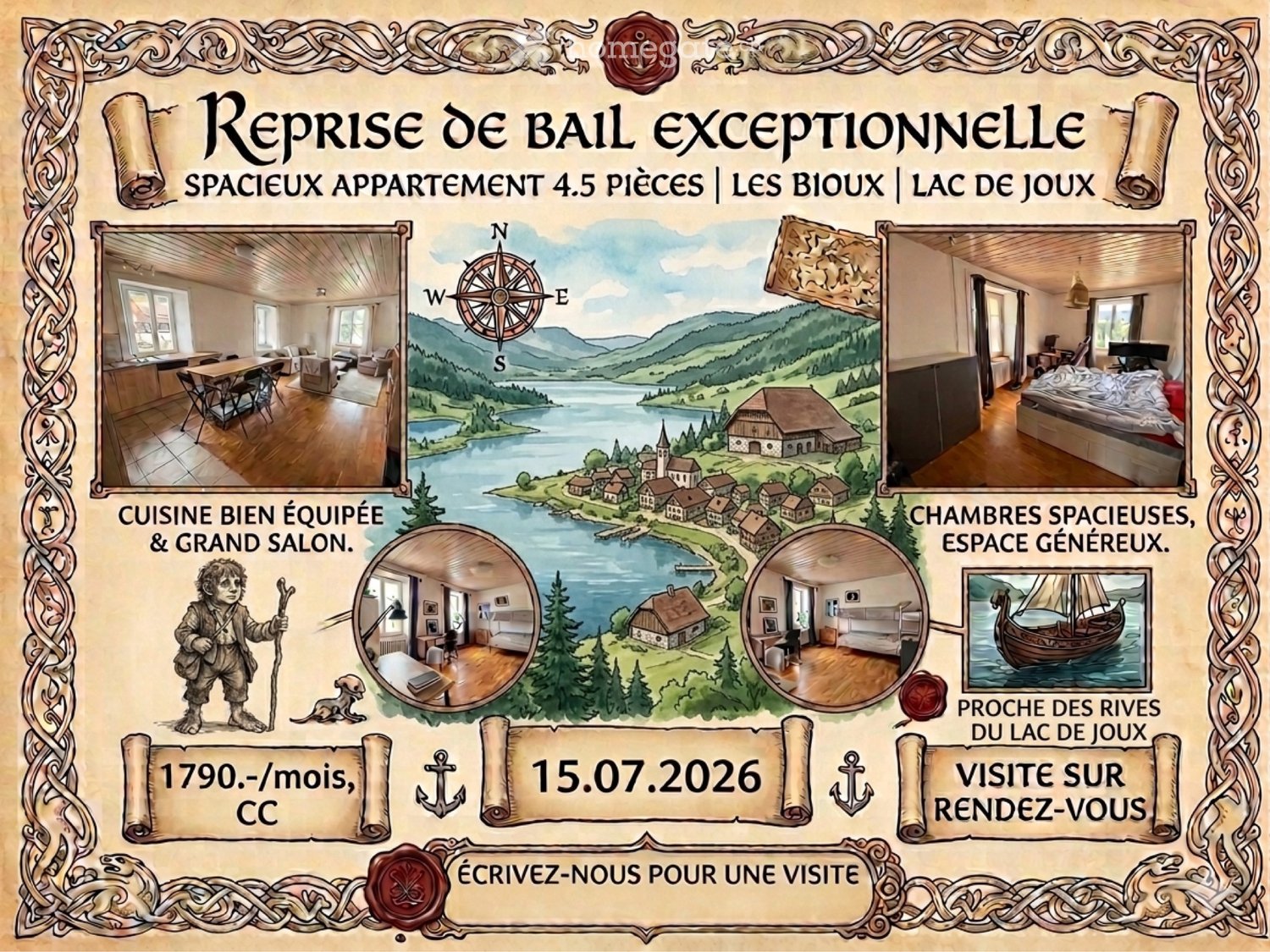 4 rooms apartment