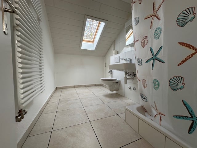 3 rooms roof flat