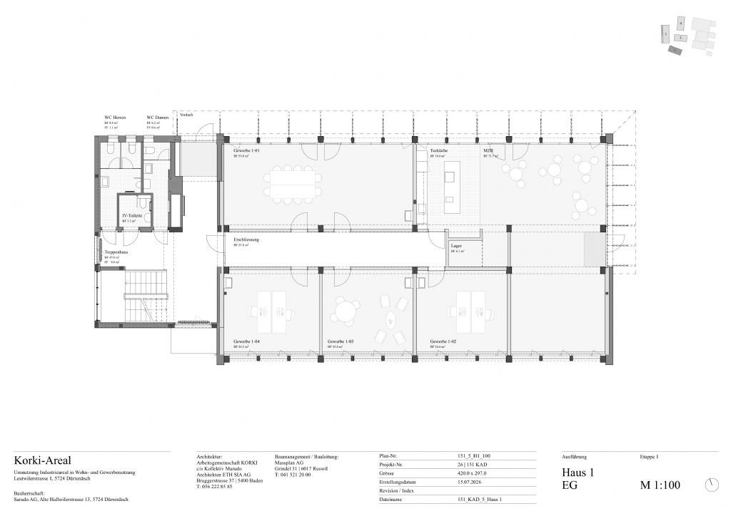 Bureau de 53m²