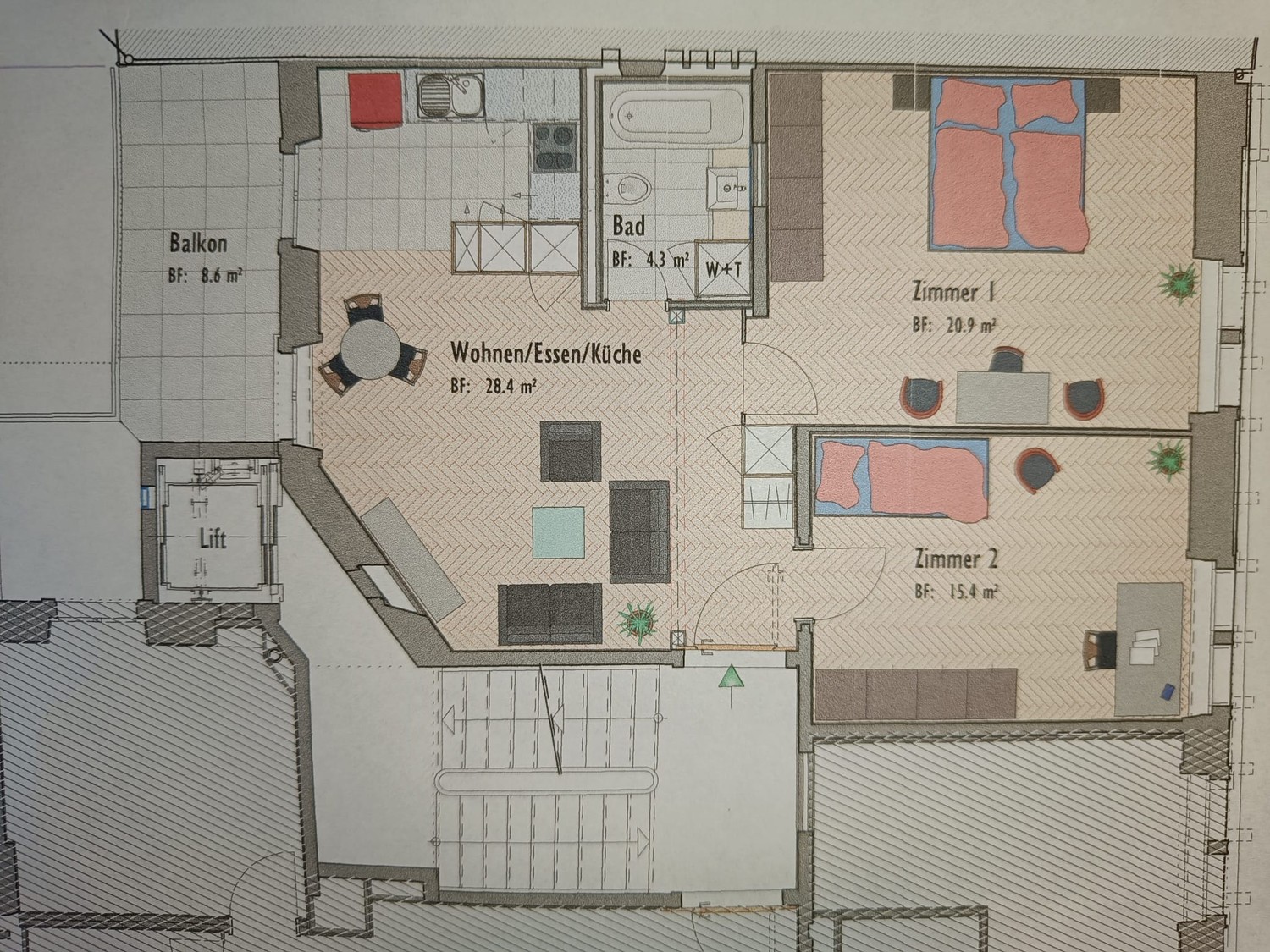 Room in a shared flat