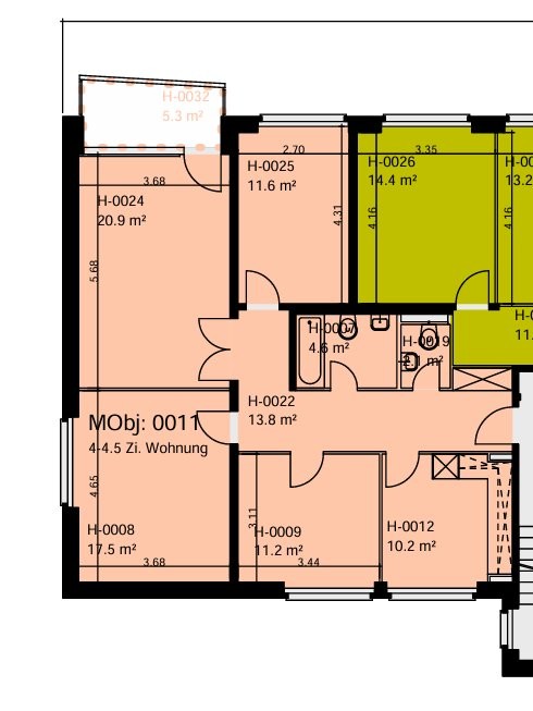 4 rooms apartment, photo 9 of 9