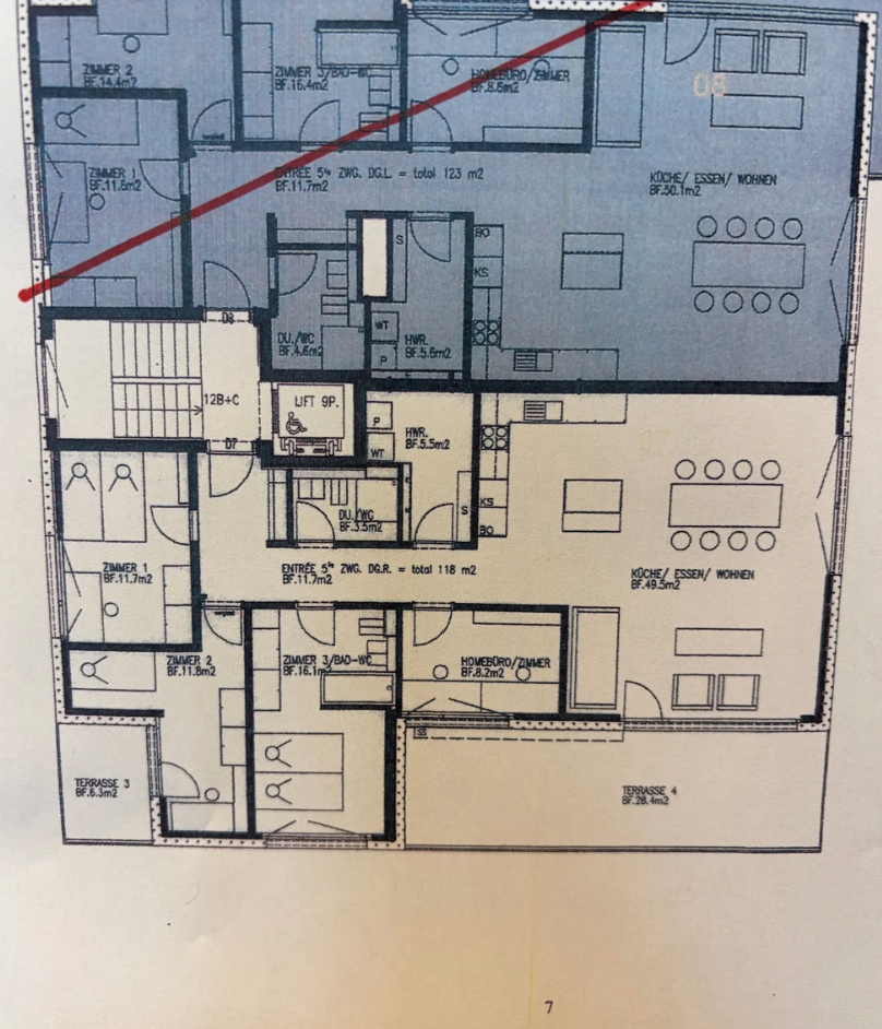 5 ½ rooms roof flat, photo 3 of 3