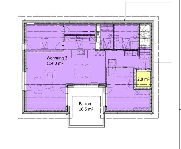 Appartement de 2 ½ pièces
