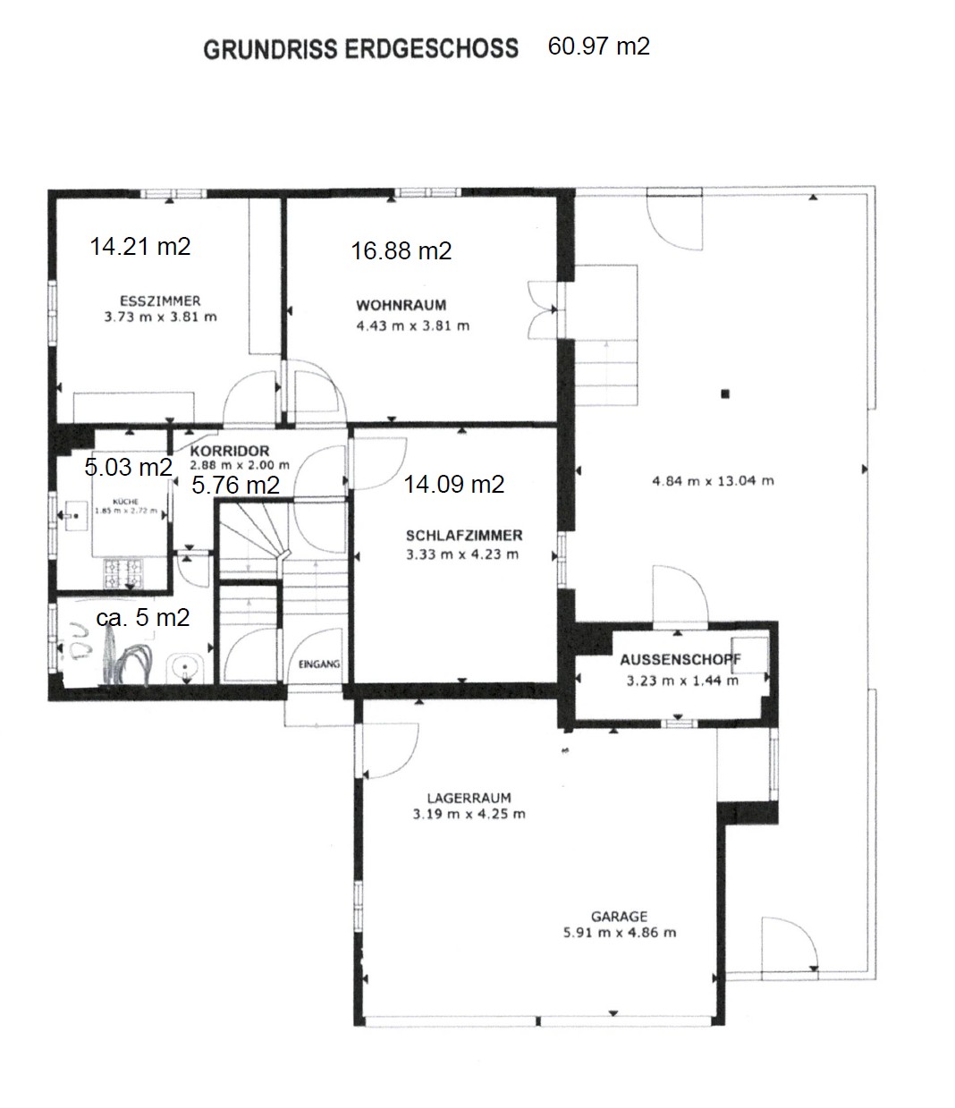 Appartement de 3 pièces
